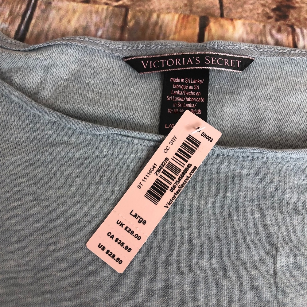 NEW Victoria's Secret Angel Sequins Sleep Top PJs - Picture 5 of 7